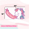 Unicorn | Wall Name Sticker