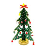 Wooden DIY 3D Winter Wonderland Tabletop Tree With 20 Ornaments | Green