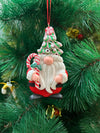 Gnome with a Candy Cane Ornament