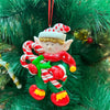 Candy Cane Elf Ornament