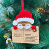 Post Card Ornament  | Santa