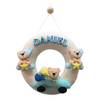 Personalised Name Hanging | Teddy on a Car