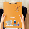 Personalised Clipboard | Animal Library