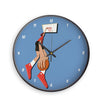 Personalised Wall Clock | Basketball Fever Girl