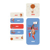 Personalised Name Stickers | Basketball Fever Girl