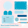 Blue Confetti | Assorted Label Pack