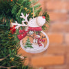 Rustic Rudolph Ornament  | Santa