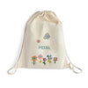 Personalised Drawstring Bag | Flower Power