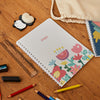 Personalised Spiral Notebook | Flower Power