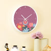 Personalised Wall Clock | Flower Power