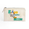 Personalised Catch All Pouch | Football Goals Boy