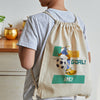 Personalised Drawstring Bag | Football Goals Boy