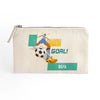 Personalised Catch All Pouch | Football Goals Girl