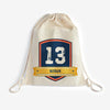 Personalised Drawstring Bag | Jersey Number