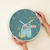 Personalised Wall Clock | Kitty Cat