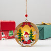 Shimmer Sphere Ornament | Happy Santa