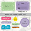 Mixed Girl Confetti | Assorted Label Pack