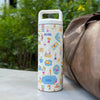 Personalised Insulated Water Bottle | Beach Day