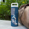 Personalised Insulated Water Bottle | Football Goals Boy