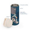 Personalised Insulated Water Bottle | Football Goals Boy