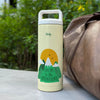 Personalised Insulated Water Bottle | Mountain Vibe