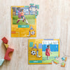 Personalised Photo Puzzle | Football Goals Girl