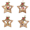 Timber Twinkle Star Ornaments | Set of 4