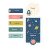 Personalised Name Stickers | Space Explorer