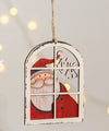 Holiday Timber Ornament | Santa By The Window