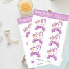 Personalised Name Stickers | Unicorn